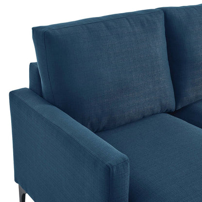 Evermore Right-Facing Upholstered Fabric Sectional Sofa