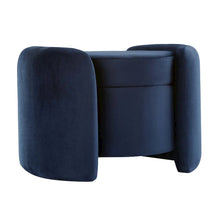 Nebula Upholstered Performance Velvet Ottoman