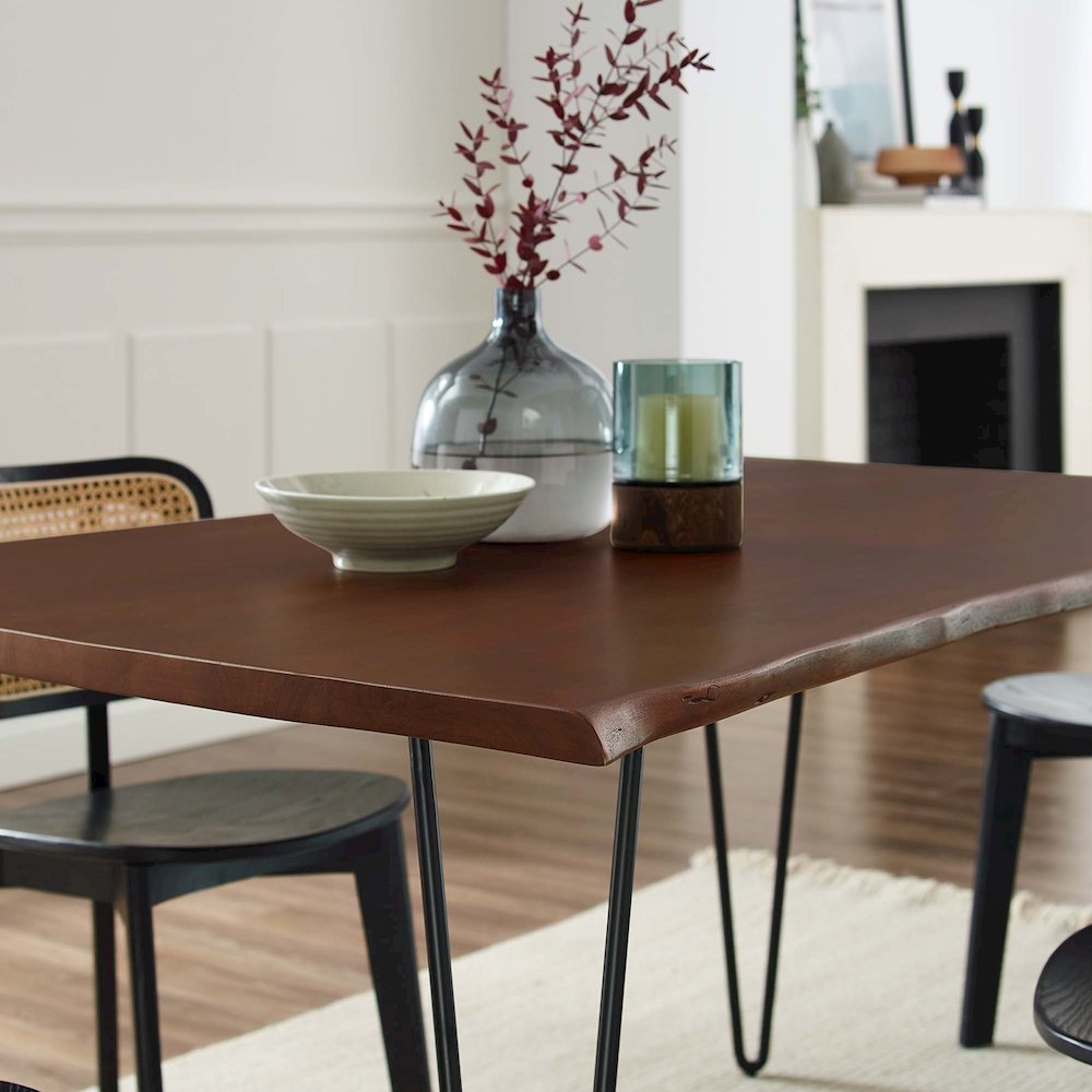 Ardor 60" Live Edge Acacia Wood Acacia Wood Dining Table