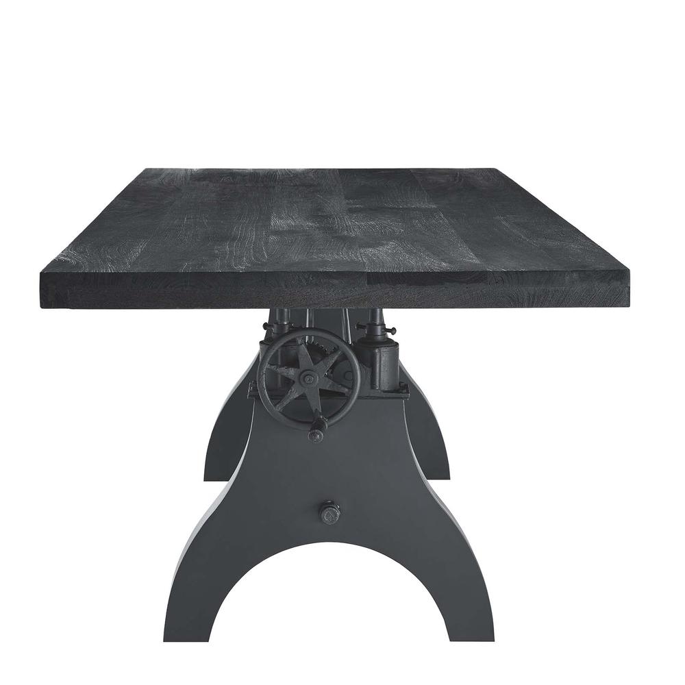 Genuine 96" Crank Adjustable Height Dining and Conference Table