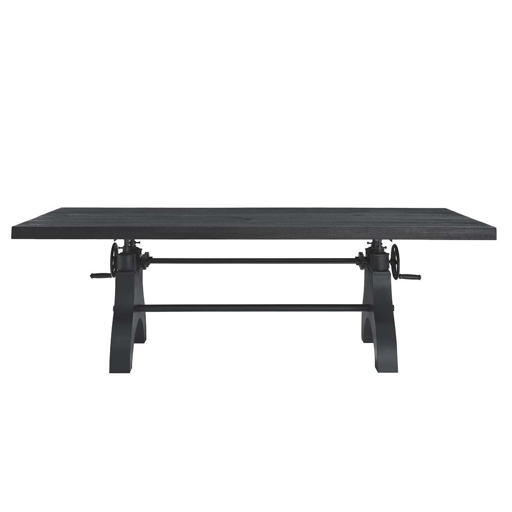 Genuine 96" Crank Adjustable Height Dining and Conference Table