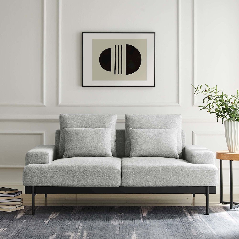 Proximity Upholstered Fabric Loveseat