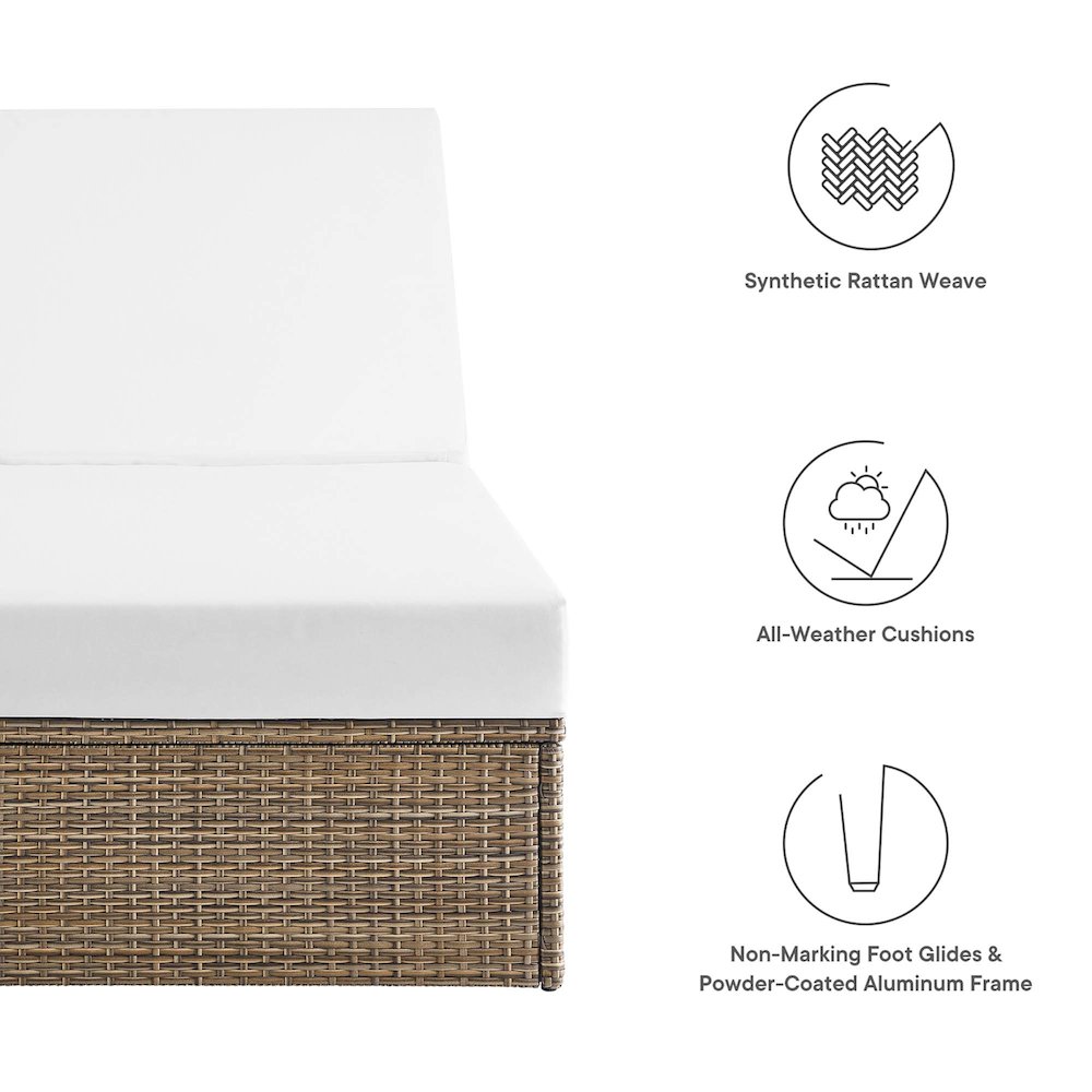 Convene Outdoor Patio Chaise Lounge Chair