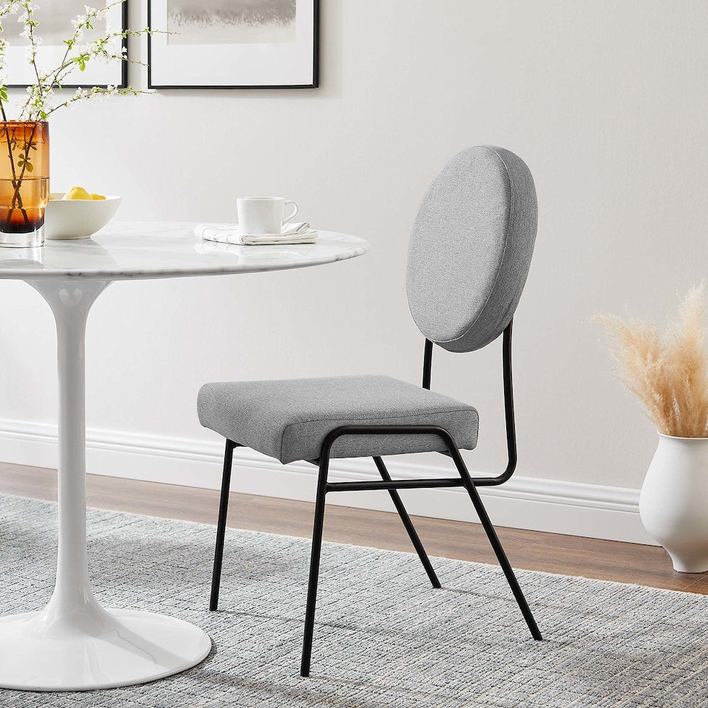 Craft Upholstered Fabric Dining Side Chairs