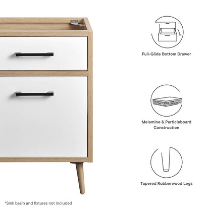 Maverick 24" Bathroom Vanity Cabinet Sink Basin Not Included