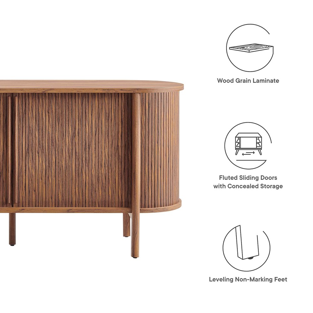 Cadence 63" Curved Sideboard