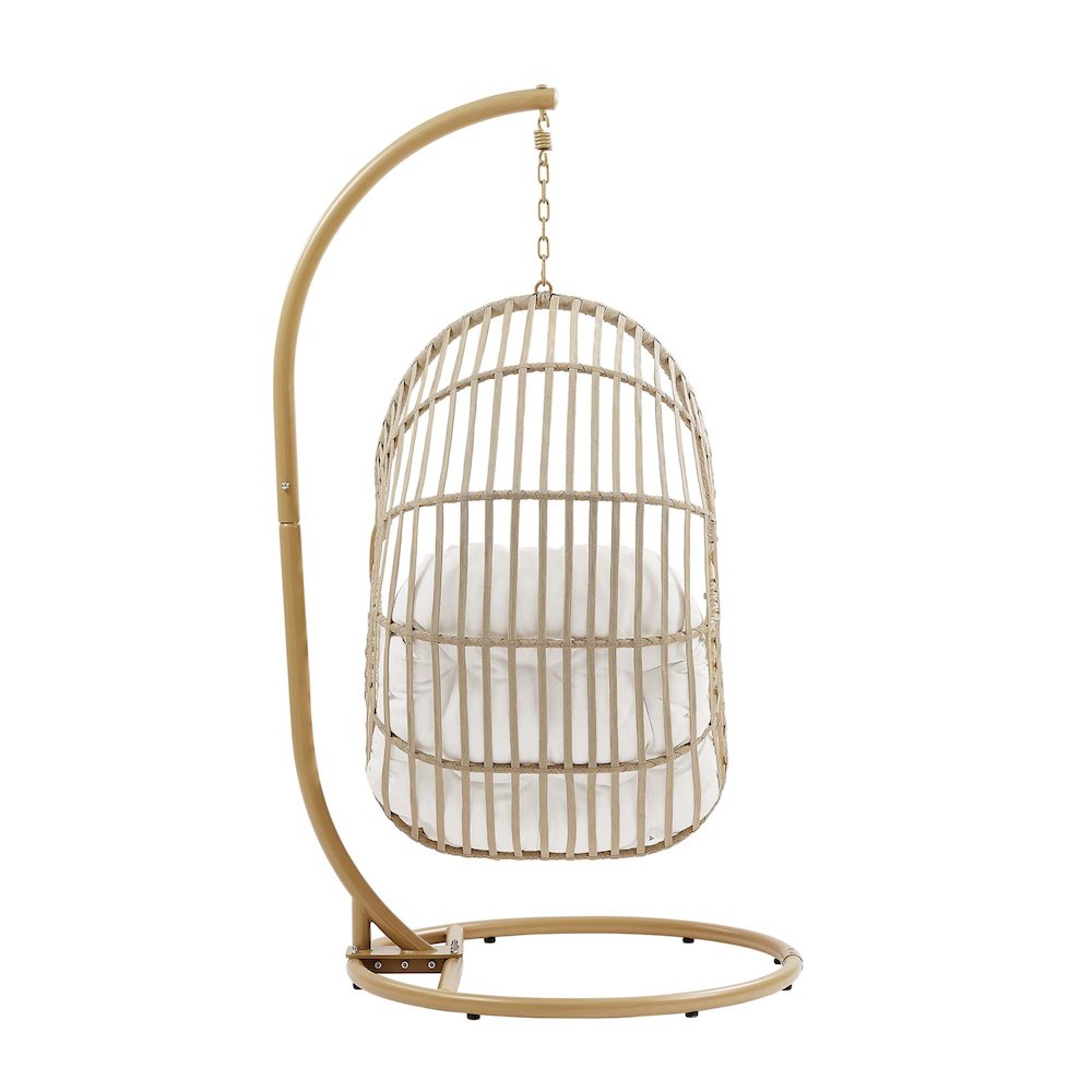 Amalie Wicker Rattan Outdoor Patio Rattan Swing Chair