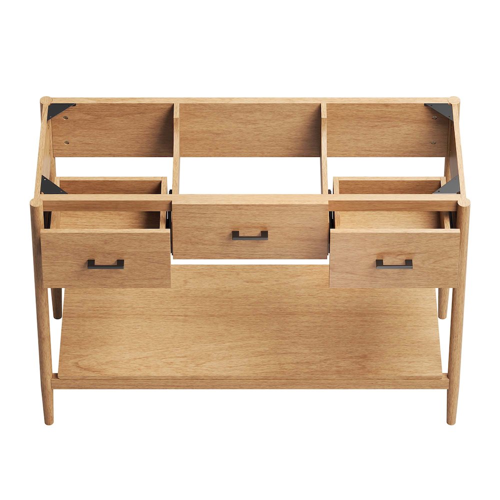 48” Single Sink Bathroom Vanity Cabinet (Sink Basin Not Included)