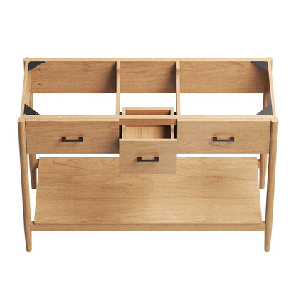 48” Double Sink Bathroom Vanity Cabinet (Sink Basin Not Included)