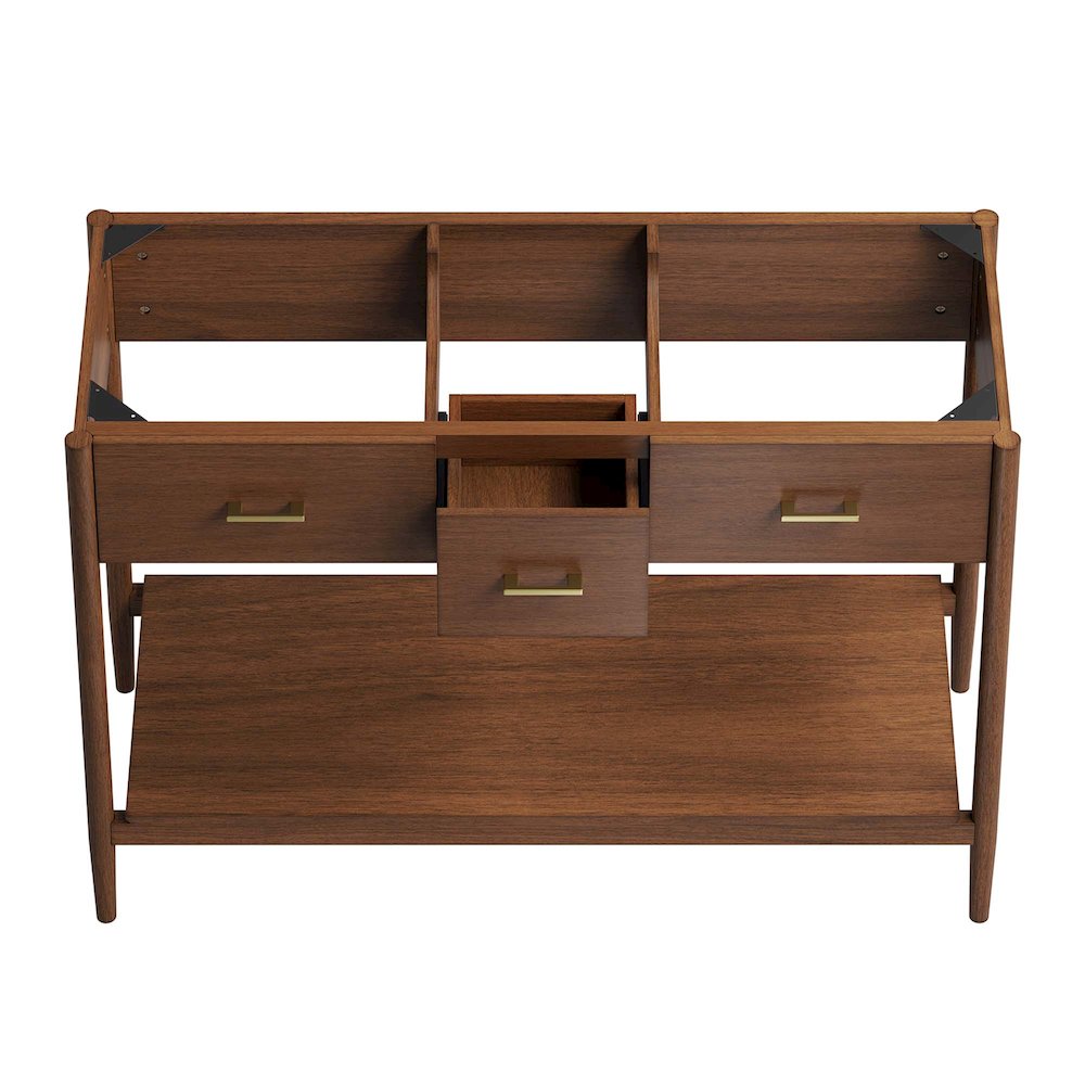 48” Double Sink Bathroom Vanity Cabinet (Sink Basin Not Included)