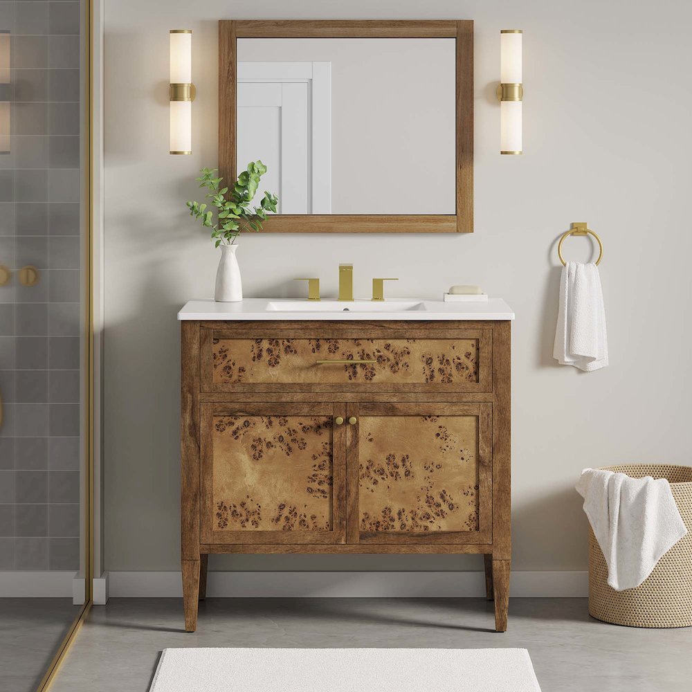 Elysian 36" Wood Bathroom Vanity