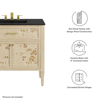 Elysian 36" Wood Bathroom Vanity