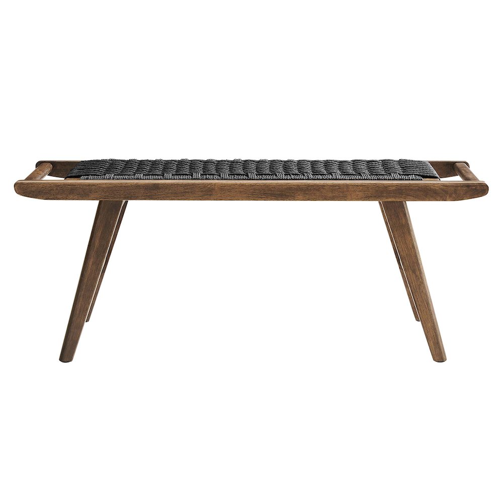 Saoirse 47" Wove Rope Wood Bench