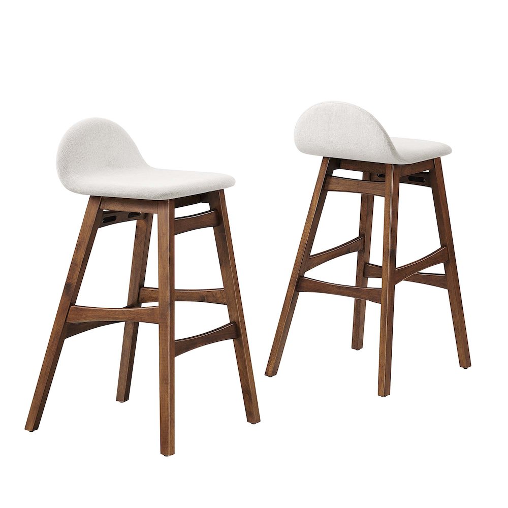 Juno Wood Bar Stool Set of 2