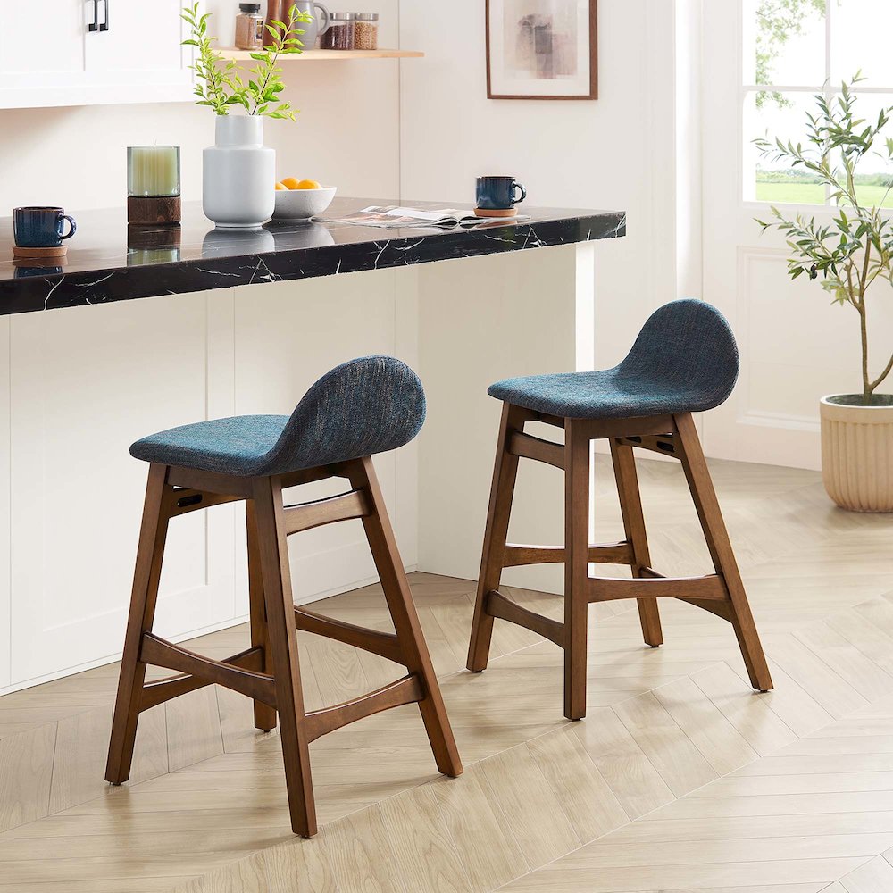 Juno Wood Counter Stool Set of 2