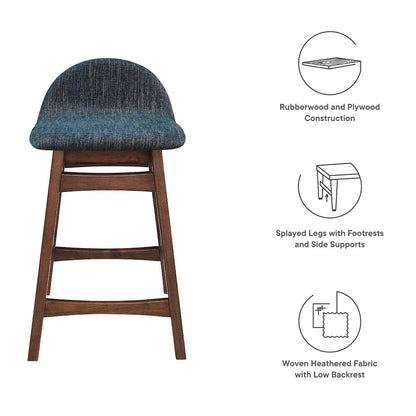 Juno Wood Counter Stool Set of 2