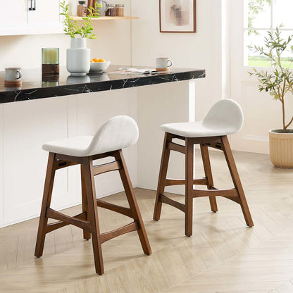 Juno Wood Counter Stool Set of 2