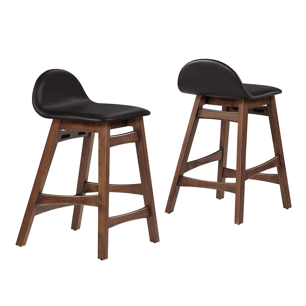 Juno Wood Counter Stool Set of 2