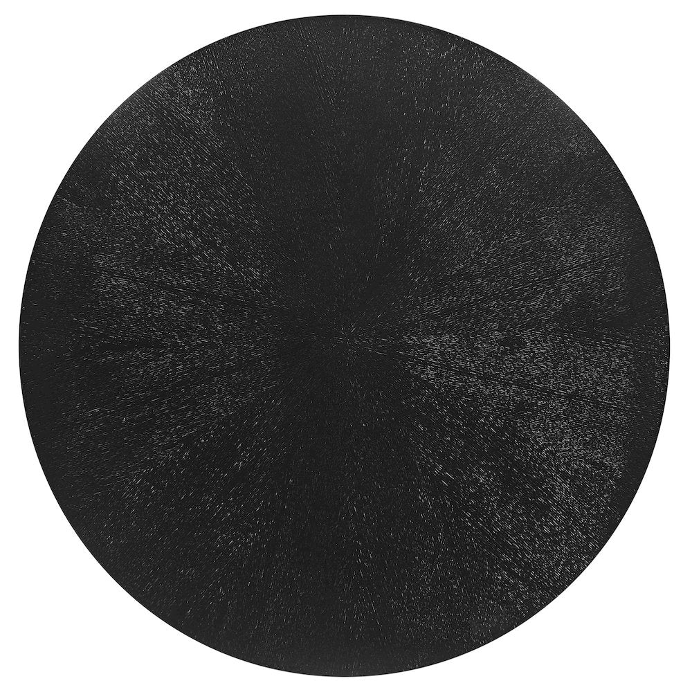Crossroads 24” Round Wood Side Table