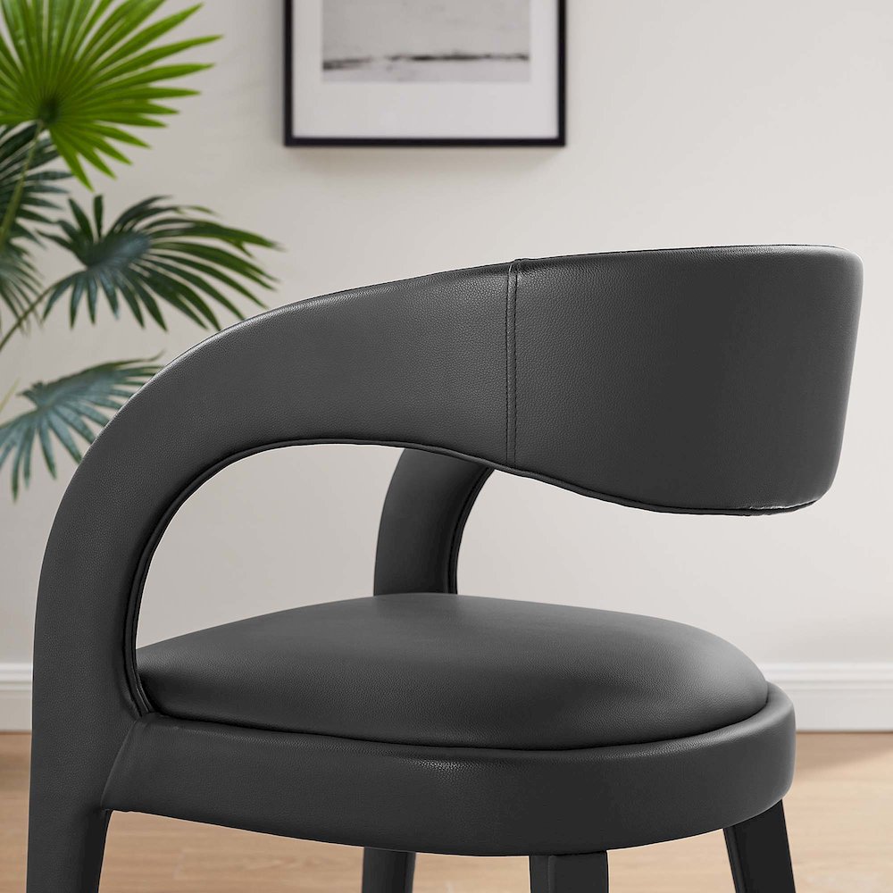 Pinnacle Vegan Leather Dining Chair Set of 2