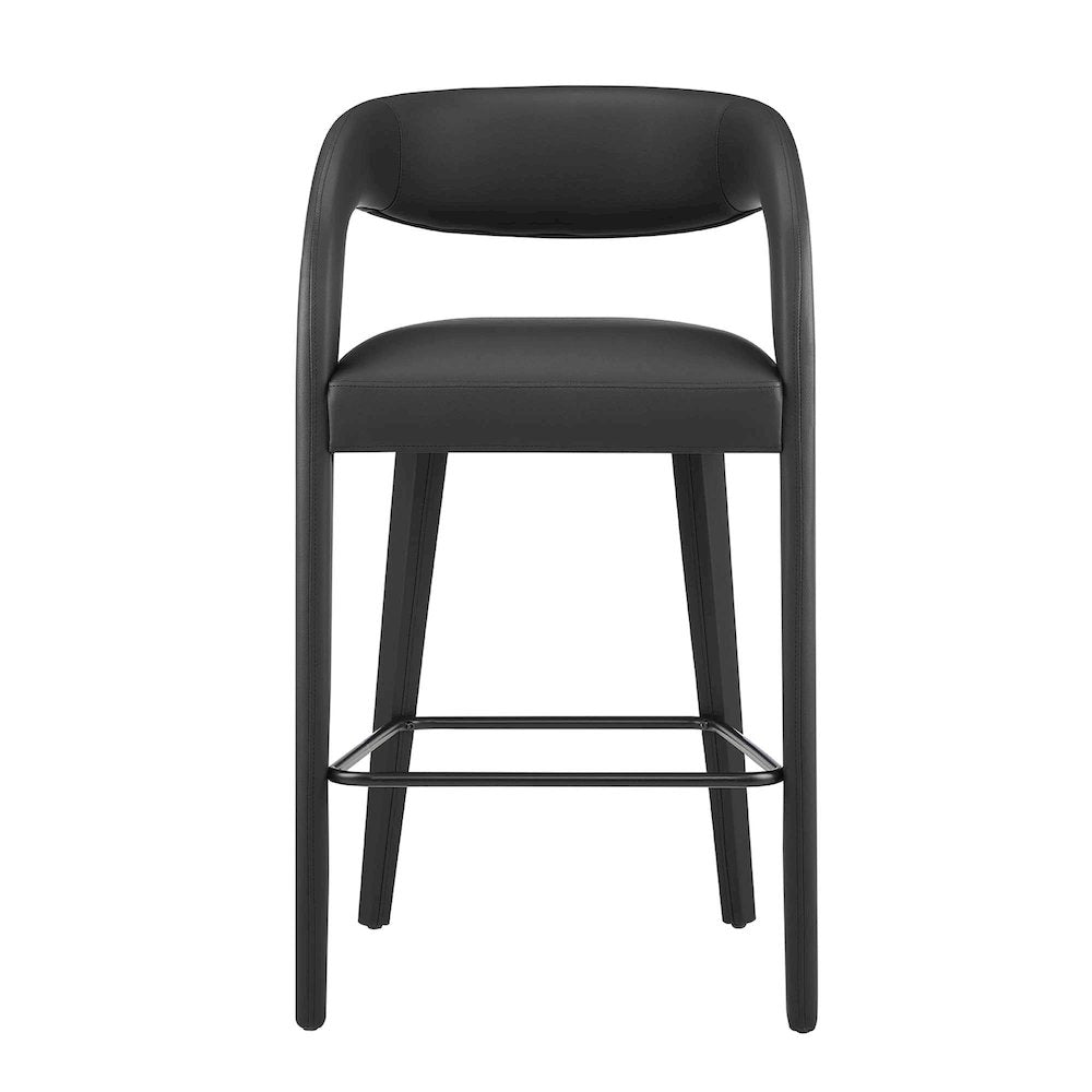 Pinnacle Vegan Leather Bar Stool Set of 2