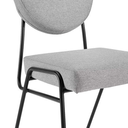 Craft Upholstered Fabric Dining Side Chairs Set of 2