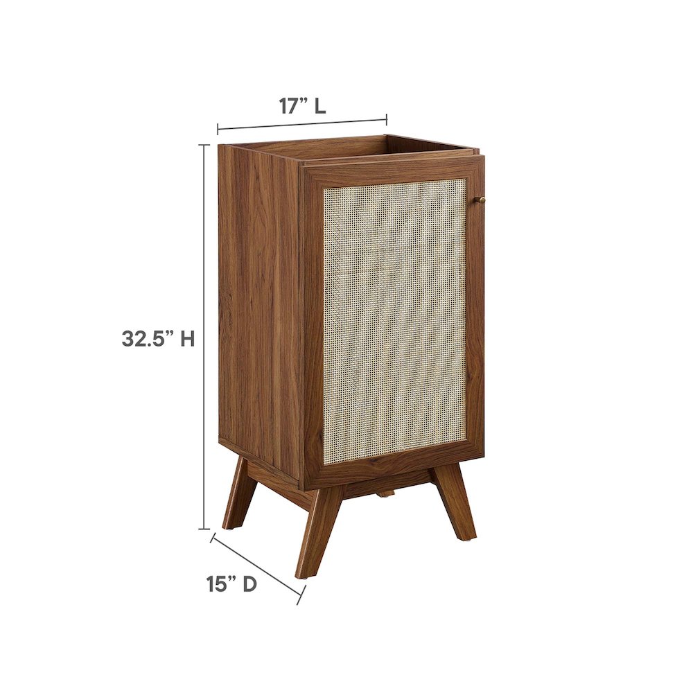 Soma 18” Bathroom Vanity Cabinet (Sink Basin Not Included)