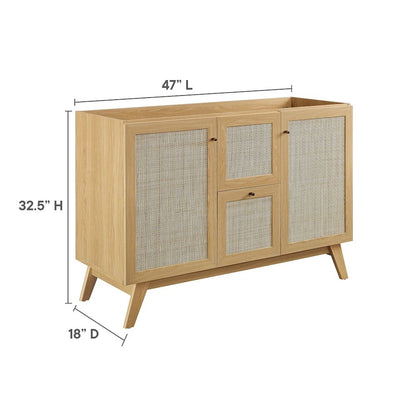 48” Single or Double Sink Bathroom Vanity Cabinet (Sink Basin Not Included)