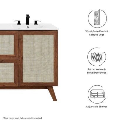 48” Single or Double Sink Bathroom Vanity Cabinet (Sink Basin Not Included)