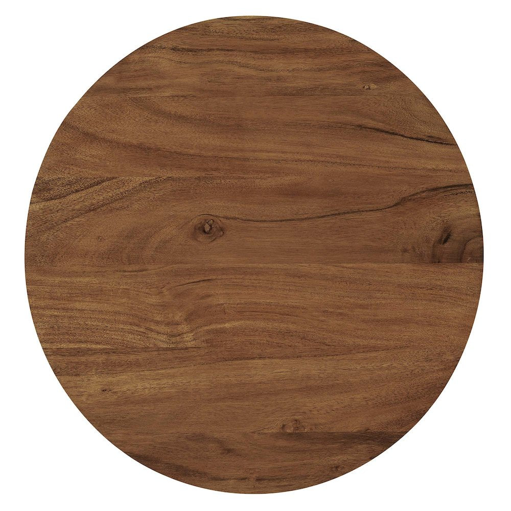 Viva Round Acacia Wood Side Table