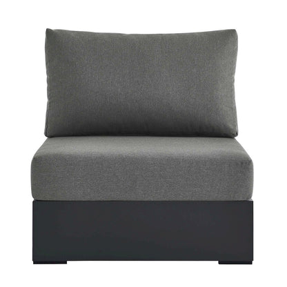 Tahoe Outdoor Patio Powder-Coated Aluminum Modular Armless Chair