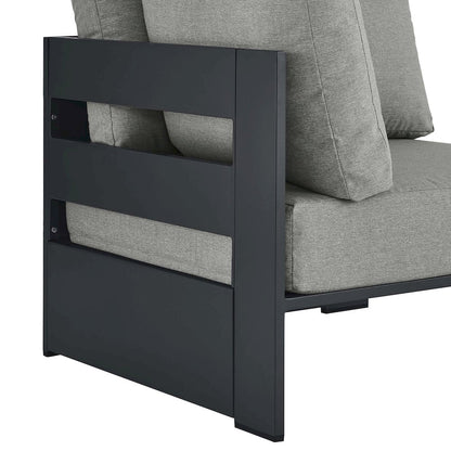 Tahoe Outdoor Patio Powder-Coated Aluminum Modular Corner Chair