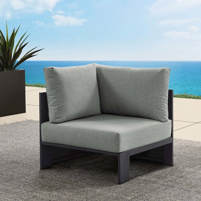 Tahoe Outdoor Patio Powder-Coated Aluminum Modular Corner Chair