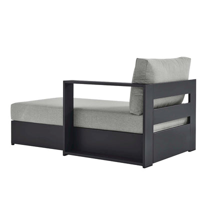 Tahoe Outdoor Patio Powder-Coated Aluminum Modular Right-Facing Chaise Lounge