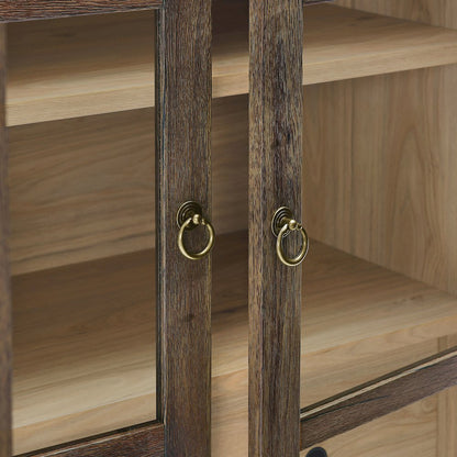 Nolan Tall Arched Storage Display Cabinet