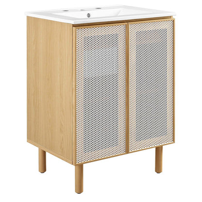 Calla 24" Perforated Metal Bathroom Vanity