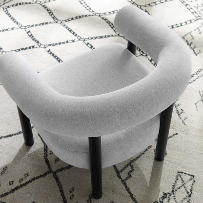 Sable Upholstered Fabric Armchair
