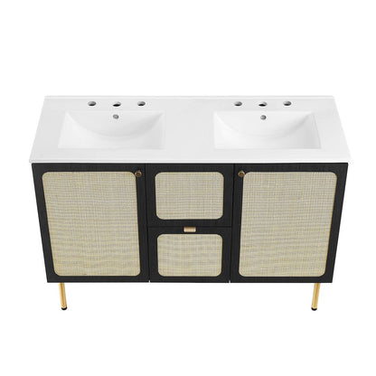 Chaucer 48" Double Sink Bathroom Vanity