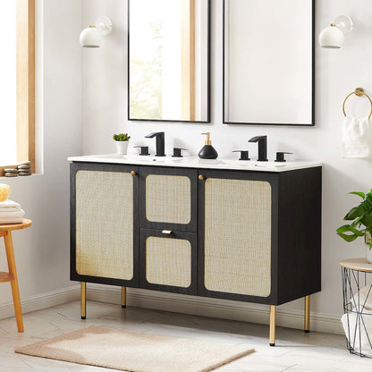 Chaucer 48" Double Sink Bathroom Vanity