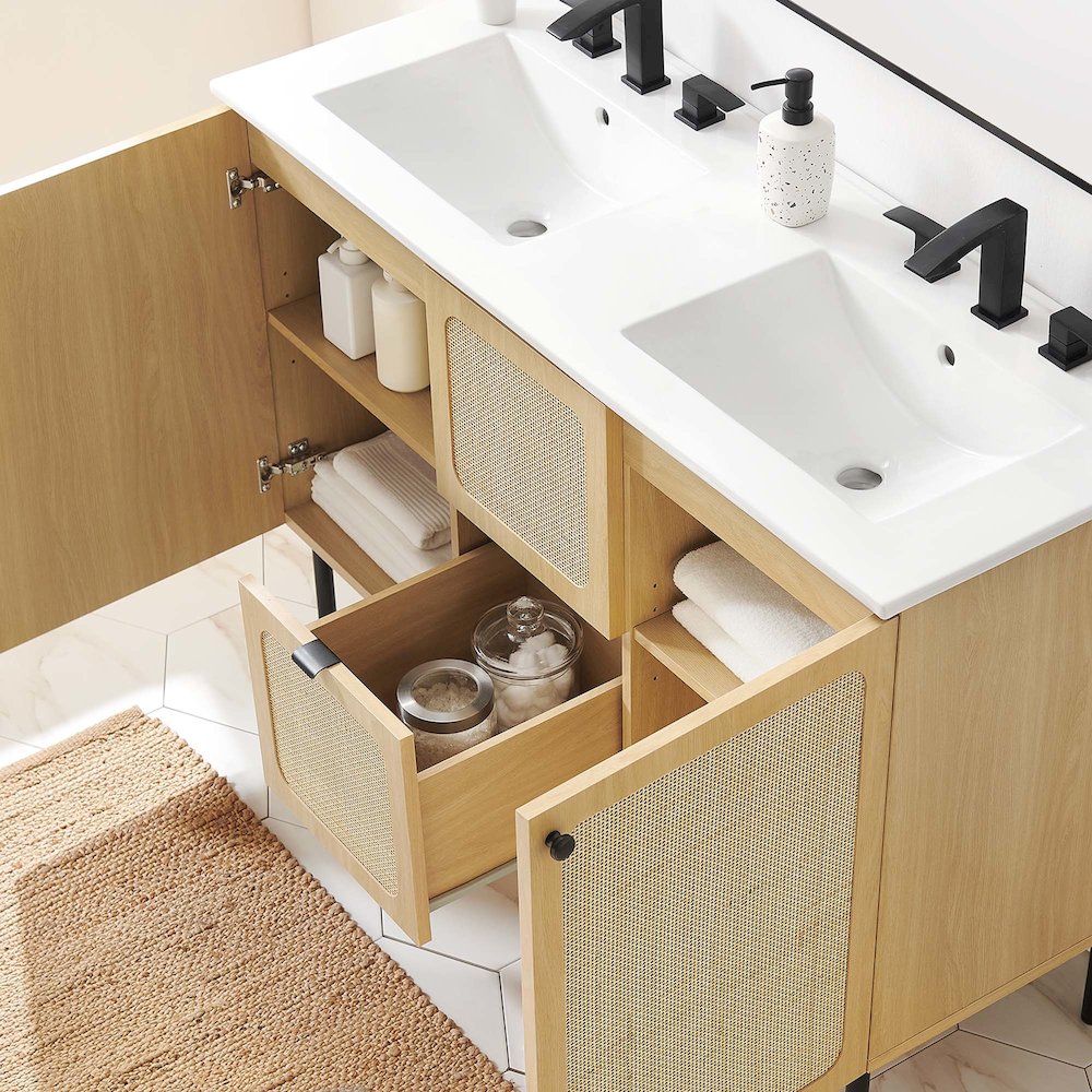 Chaucer 48" Double Sink Bathroom Vanity