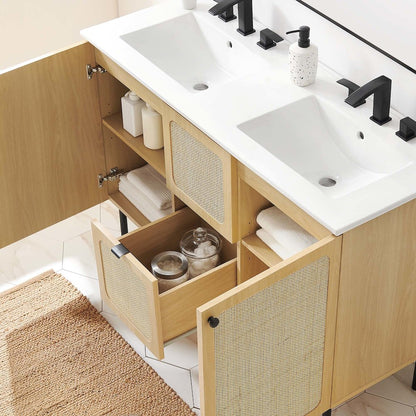 Chaucer 48" Double Sink Bathroom Vanity