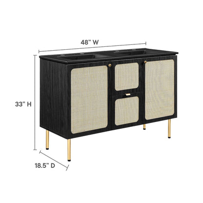 Chaucer 48" Double Sink Bathroom Vanity