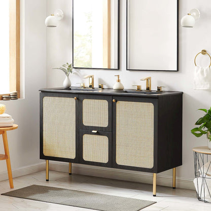 Chaucer 48" Double Sink Bathroom Vanity