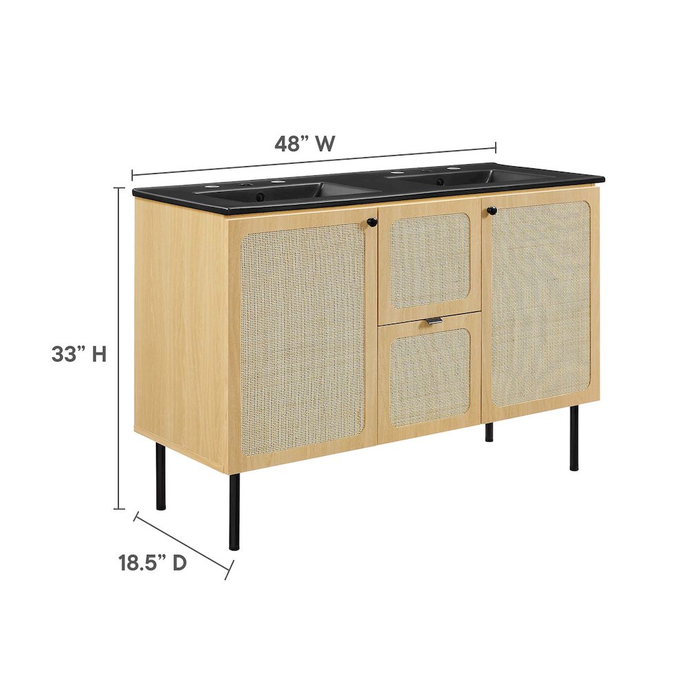 Chaucer 48" Double Sink Bathroom Vanity