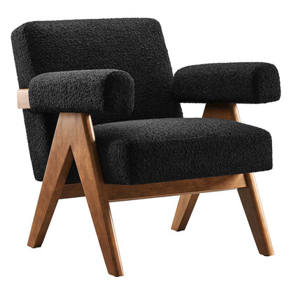 Lyra Boucle Fabric Armchair Set of 2