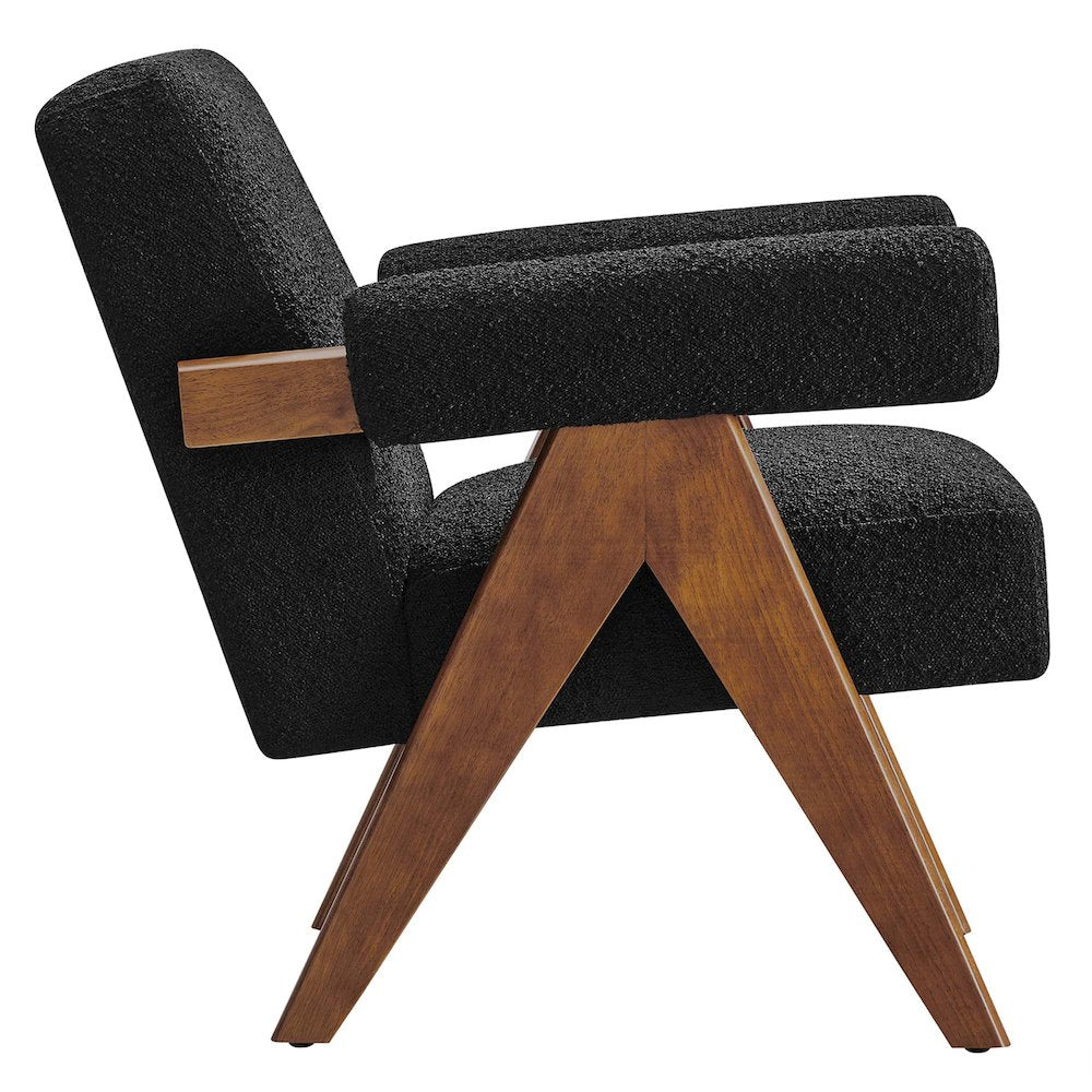 Lyra Boucle Fabric Armchair Set of 2