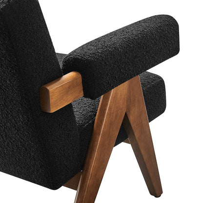 Lyra Boucle Fabric Armchair Set of 2