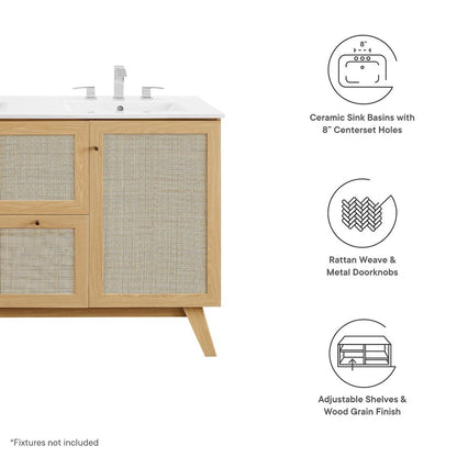 Soma 48” Double Sink Bathroom Vanity