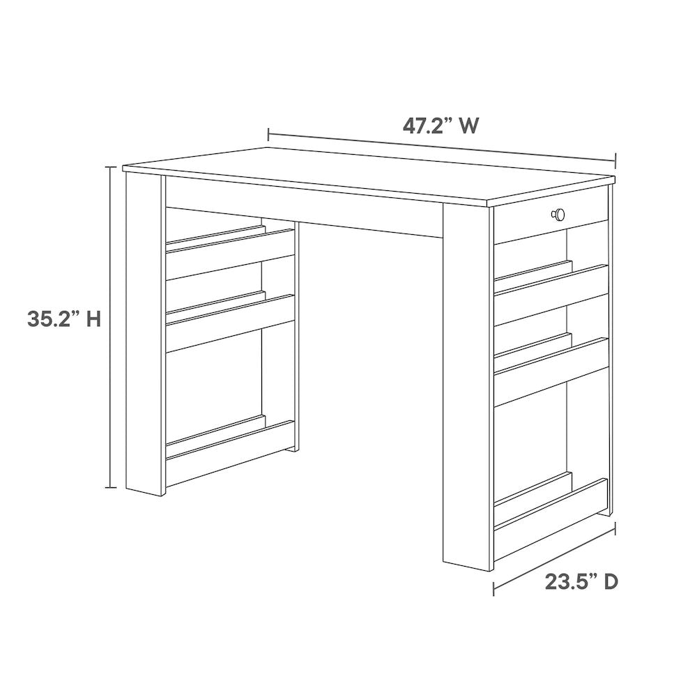 Galley 3-Piece Kitchen Island and Stool Set