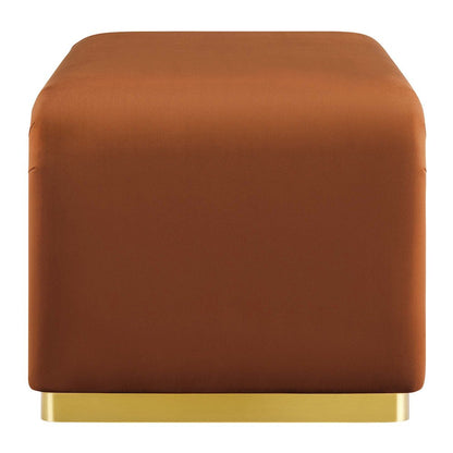 Koda Performance Velvet Waterfall Ottoman